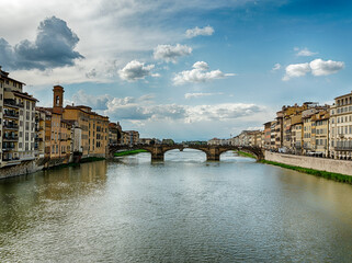The Arno River In Florence