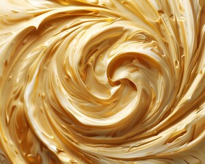 Captivating Swirls of Liquid Gold:A of Abstract and Fluid Dynamism