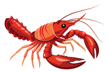 american lobster vector - obrazy, fototapety, plakaty