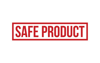 Red Safe Product Rubber Stamp Seal Vector