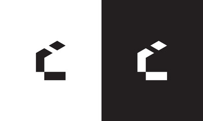 IL logo, monogram unique logo, black and white logo, premium elegant logo, letter IL Vector minimalist - obrazy, fototapety, plakaty