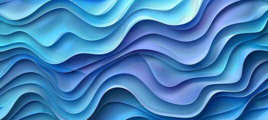 Blue abstract wave background