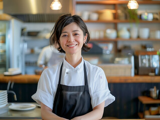 レストランのスタッフ