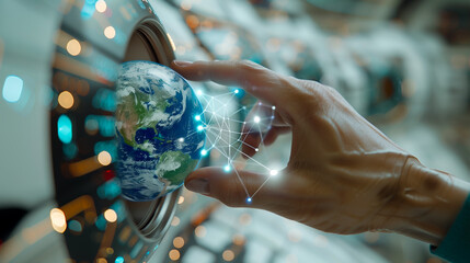 Global Worldwide Network Digital Information Communication Connection Information Business Technology