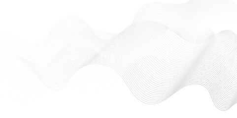Abstract white digital blend wave lines and technology background. Modern white flowing wave lines and glowing moving lines. Futuristic technology and sound wave lines background. - obrazy, fototapety, plakaty