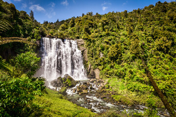 Fototapeta na wymiar Marokopa Falls, Waikato, New Zealand