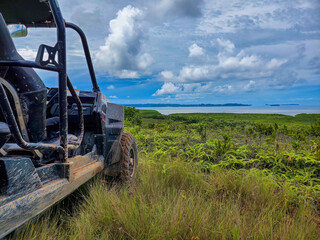 Explore the Palau rainforest on an adventurous ATV