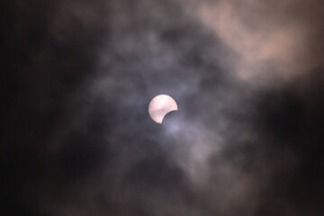 Solar eclipse in Toronto