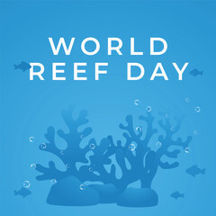 vector graphic of World Reef Day ideal for World Reef Day celebration.