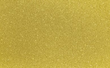 Golden yellow glitter bokeh background. Photo can be used for New Year, Christmas and all...