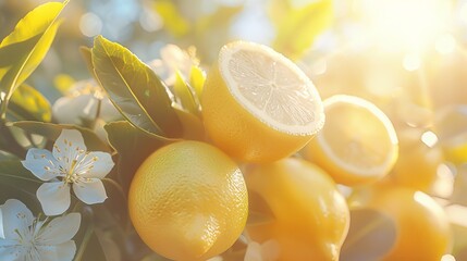 Refreshing Lemon Zest: Invigorating and Vibrant Citrus Delights
