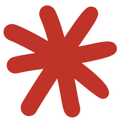 Fototapeta premium Asterisk Icon