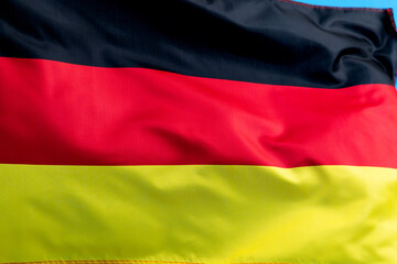 Close up of Germany flag background