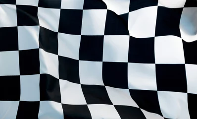 Poster Close up of checkered flag background © xy