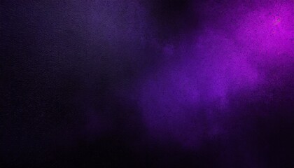 Enigmatic Aura: Dark Moody Banner with Glowing Purple and Violet Noise