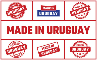 Made In Uruguay Rubber Stamp Set