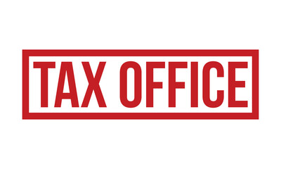 Tax Office Rubber Stamp Seal Vector