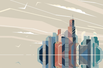 Urban Skyline Concept