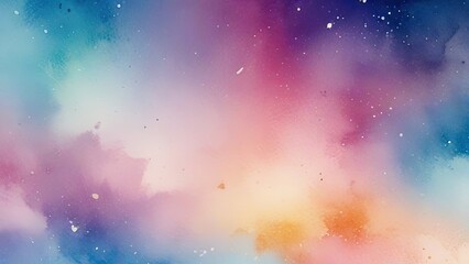abstract spalsh sky cloud watercolor background