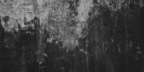 black grunge wall cement texture background