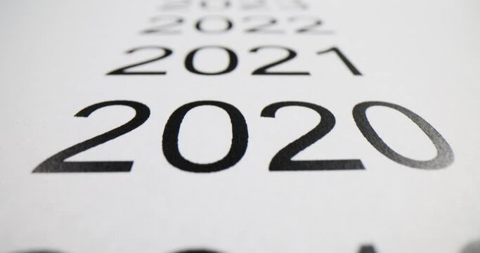 Years 2018 to 2024 are printed on white paper