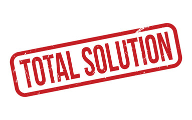 Total Solution Rubber Stamp Seal Vector