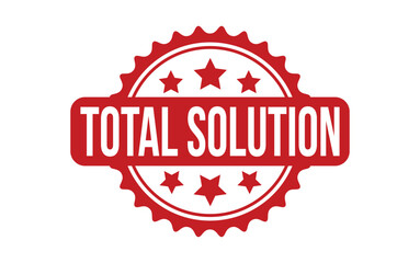 Total Solution Rubber Stamp Seal Vector