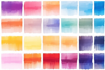 watercolor paint blocks,created with Generative AI tecnology.