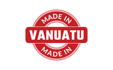 Fototapeta na wymiar Made In Vanuatu Rubber Stamp