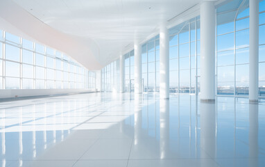 Fototapeta premium minimalist architecture,created with Generative AI tecnology.