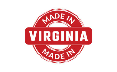 Made In Virginia Rubber Stamp
