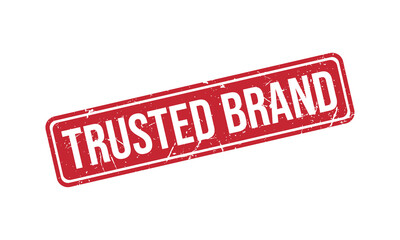 Fototapeta premium Trusted Brand Rubber Stamp Seal Vector