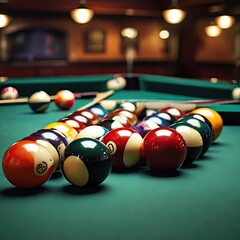 snooker billiard ball in white space - obrazy, fototapety, plakaty