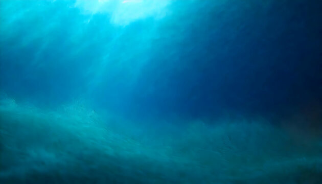 underwater scene in the blue