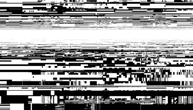 Abstract glitch overlay with a transparent background. Png overlay background