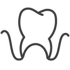 dental-mouth-healthcare-gum-disease-line - obrazy, fototapety, plakaty