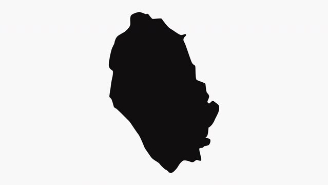 animation forming a map of Lilongwe in malawi