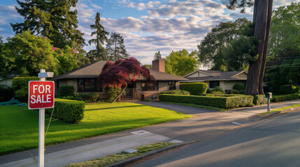 a beautiful Asian Style mid century single family home with mature trees in a upper scale neighborhood with professional looking a real estate agent