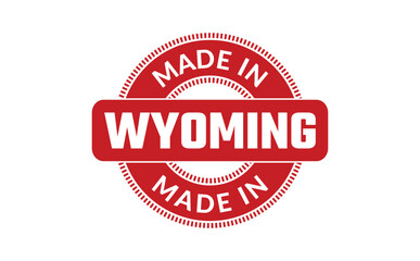 Made In Wyoming Rubber Stamp