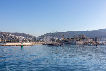Bodrum castle and harbour, Turkey