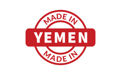 Made In Yemen Rubber Stamp
