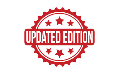 Obraz premium Updated Edition rubber grunge stamp seal vector