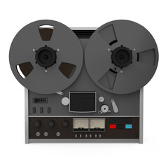Reel-to-Reel Tape Recorder Isolated