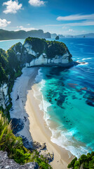 Serenity Unleashed: Showcase of New Zealand's Finest Untouched Beach with Crystal Clear Waters and...