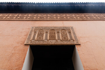 Interior of building in medina (old city) of Marakesh