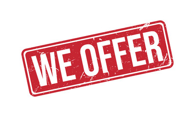 We Offer Rubber Stamp Seal Vector