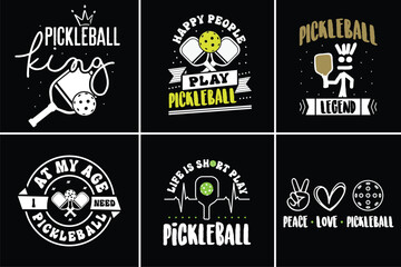 Pickleball Bundle Design | T shirt Design For Your POD