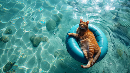 Rescue cat: guarding the sea. 