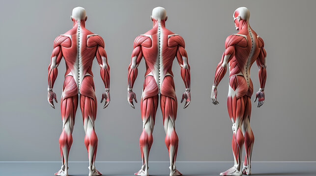 Anatomy muscle, generative ai