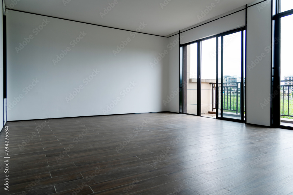 Canvas Prints empty living room in the house